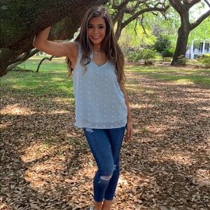 Entro Puff-Dot Boutique Top•Size L